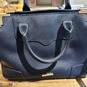 Rebecca minkoff navy blue cross body bag